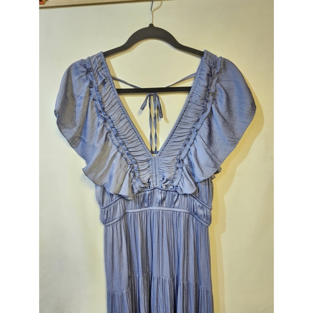 Joie Women's Blue Shift Dress Size Medium  Coastal Cowgirl Maxi Festival